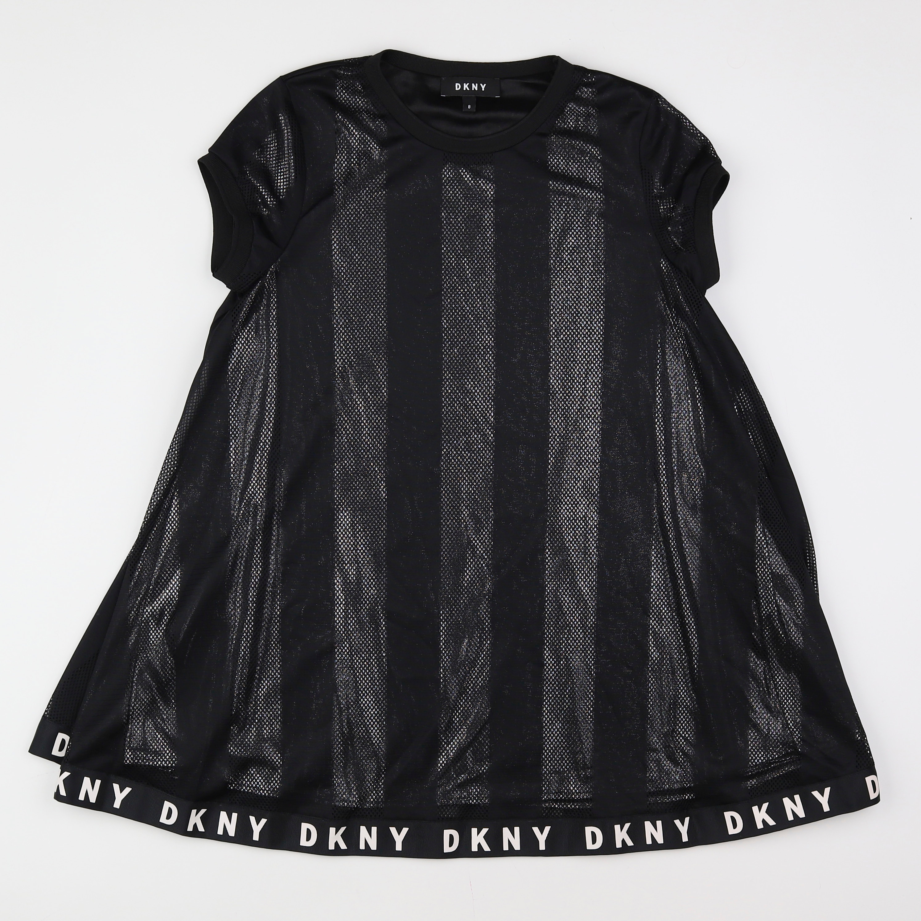 Dkny - robe noir, argent - 8 ans