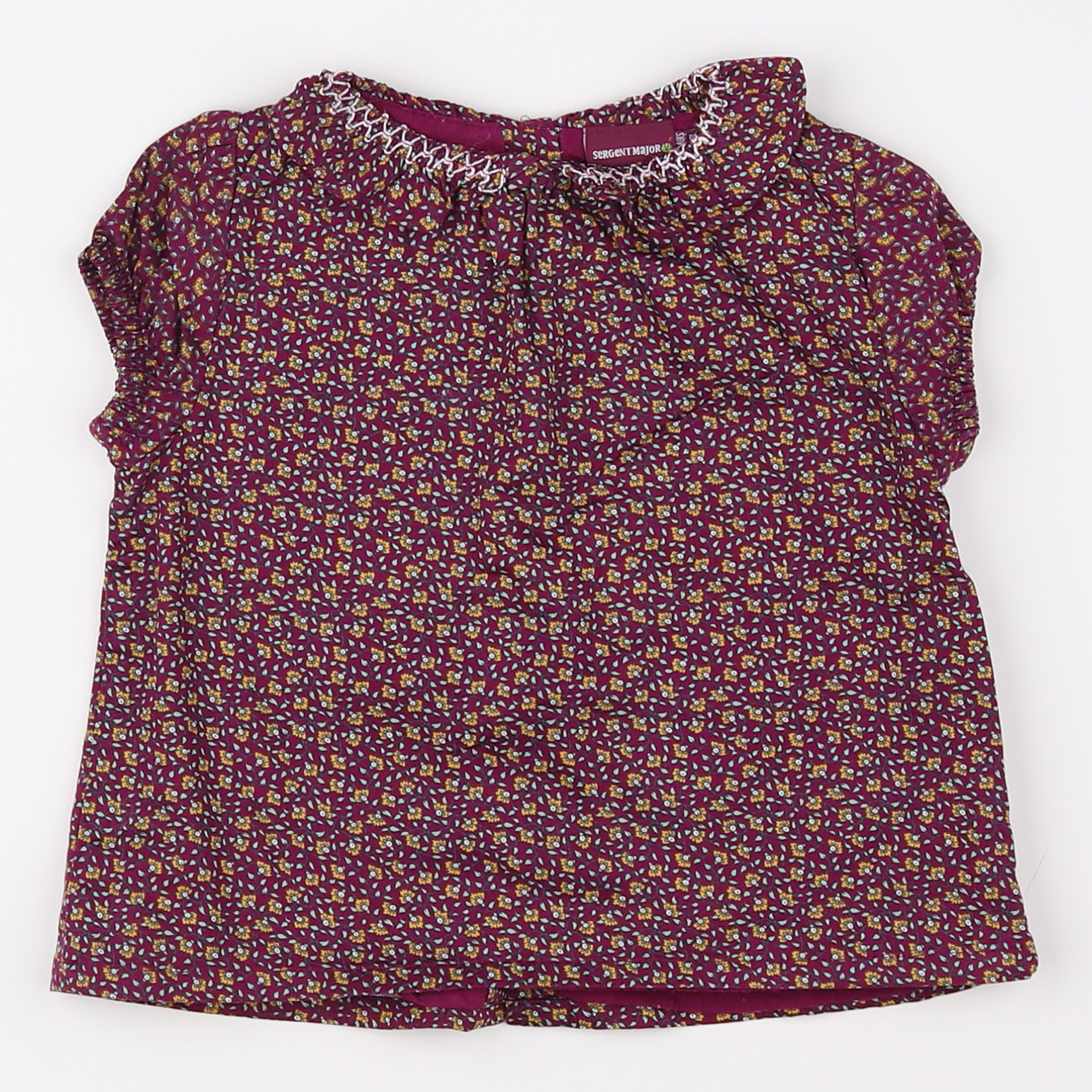 Sergent Major - blouse violet - 2 ans