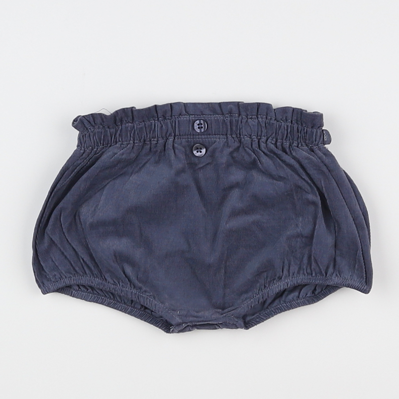 Obaïbi - short bleu - 3 mois