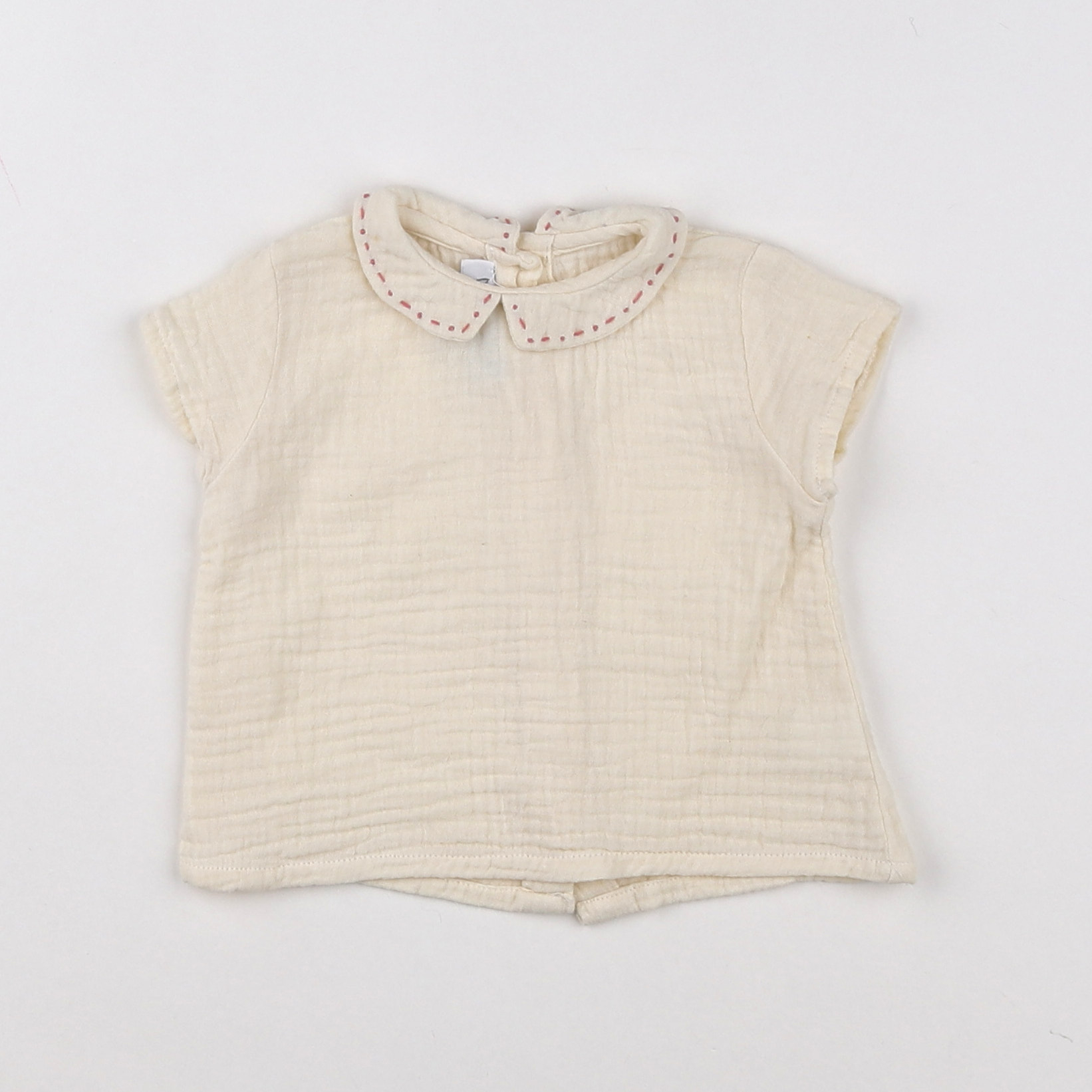 Marie Puce - blouse beige - 3 mois