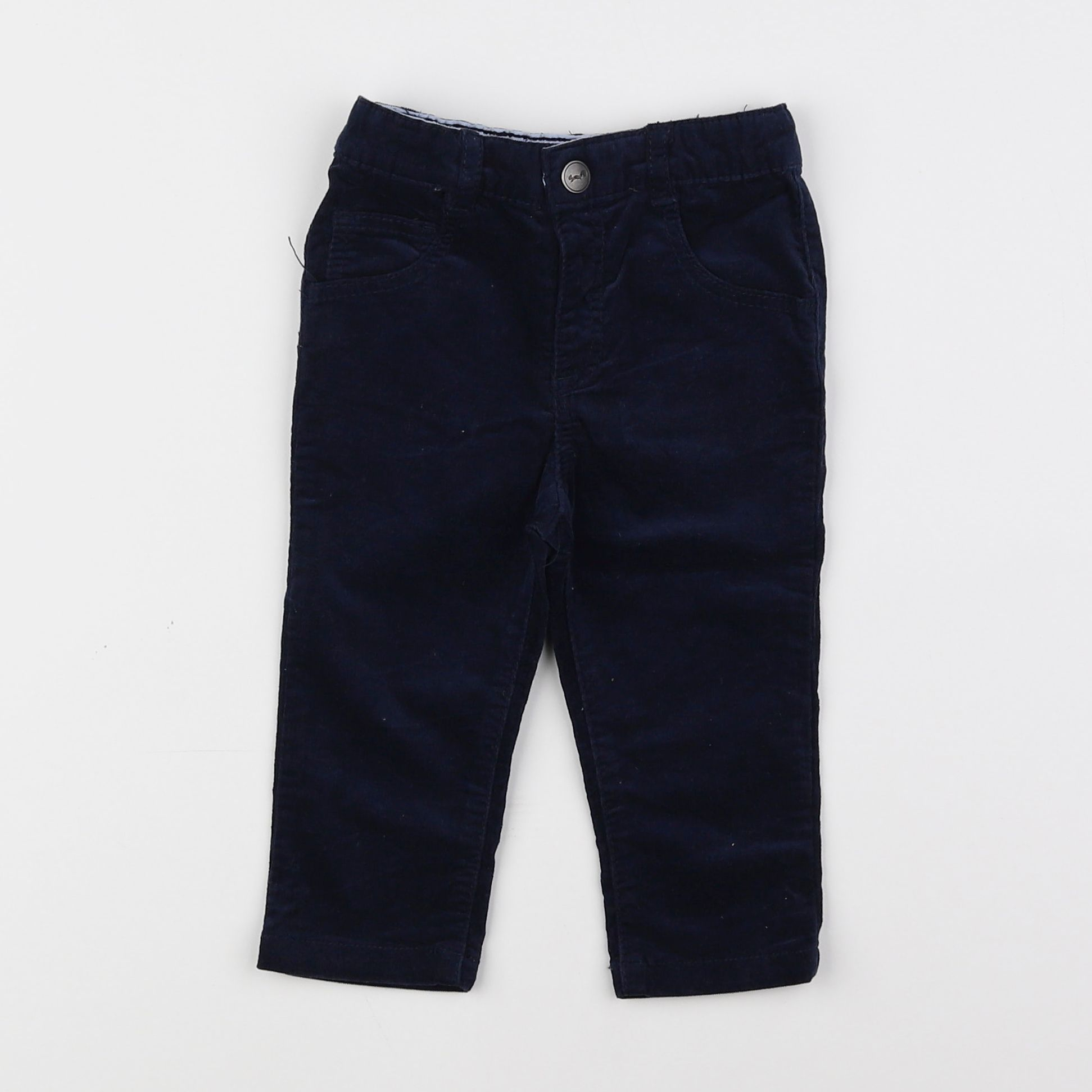 Cyrillus - pantalon bleu - 12 mois