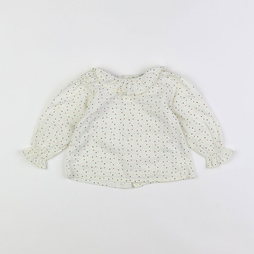 Dadati - blouse blanc - 9 mois