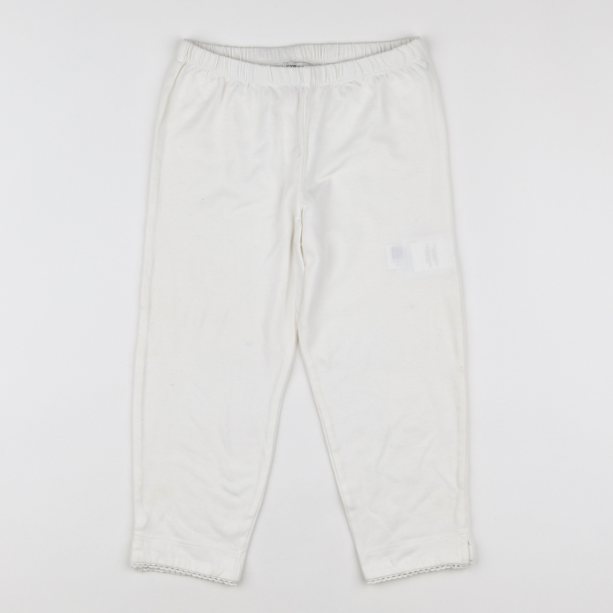 Cyrillus - legging blanc - 10 ans