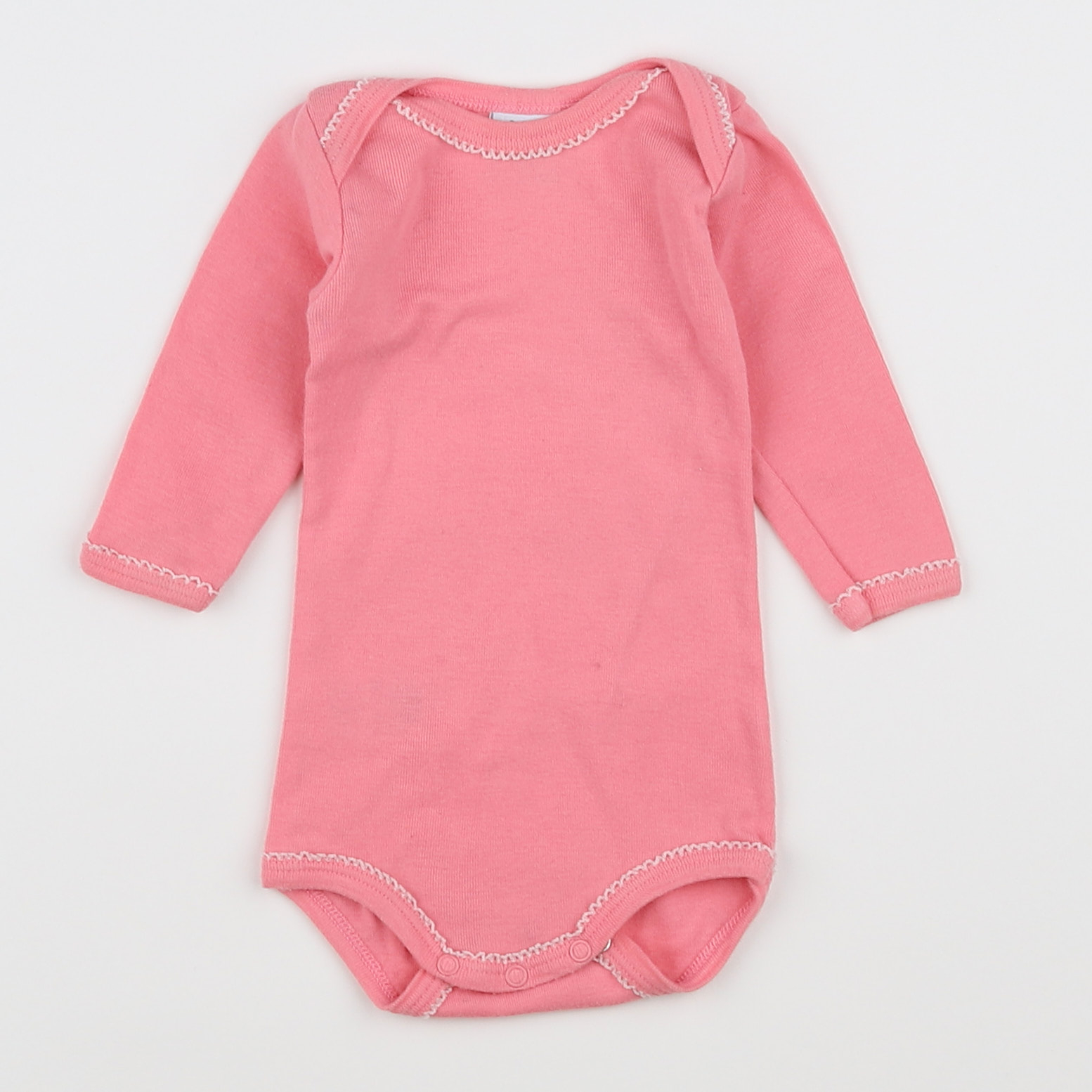 Petit Bateau - body rose - 3 mois