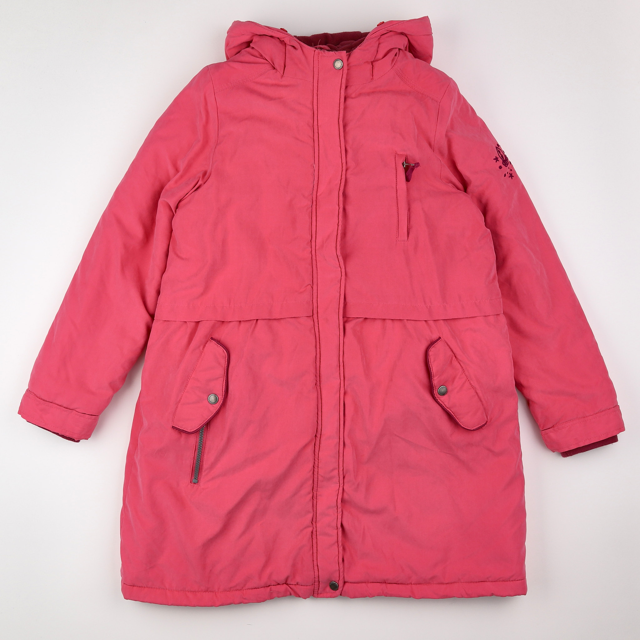 Vertbaudet - manteau rose - 12 ans