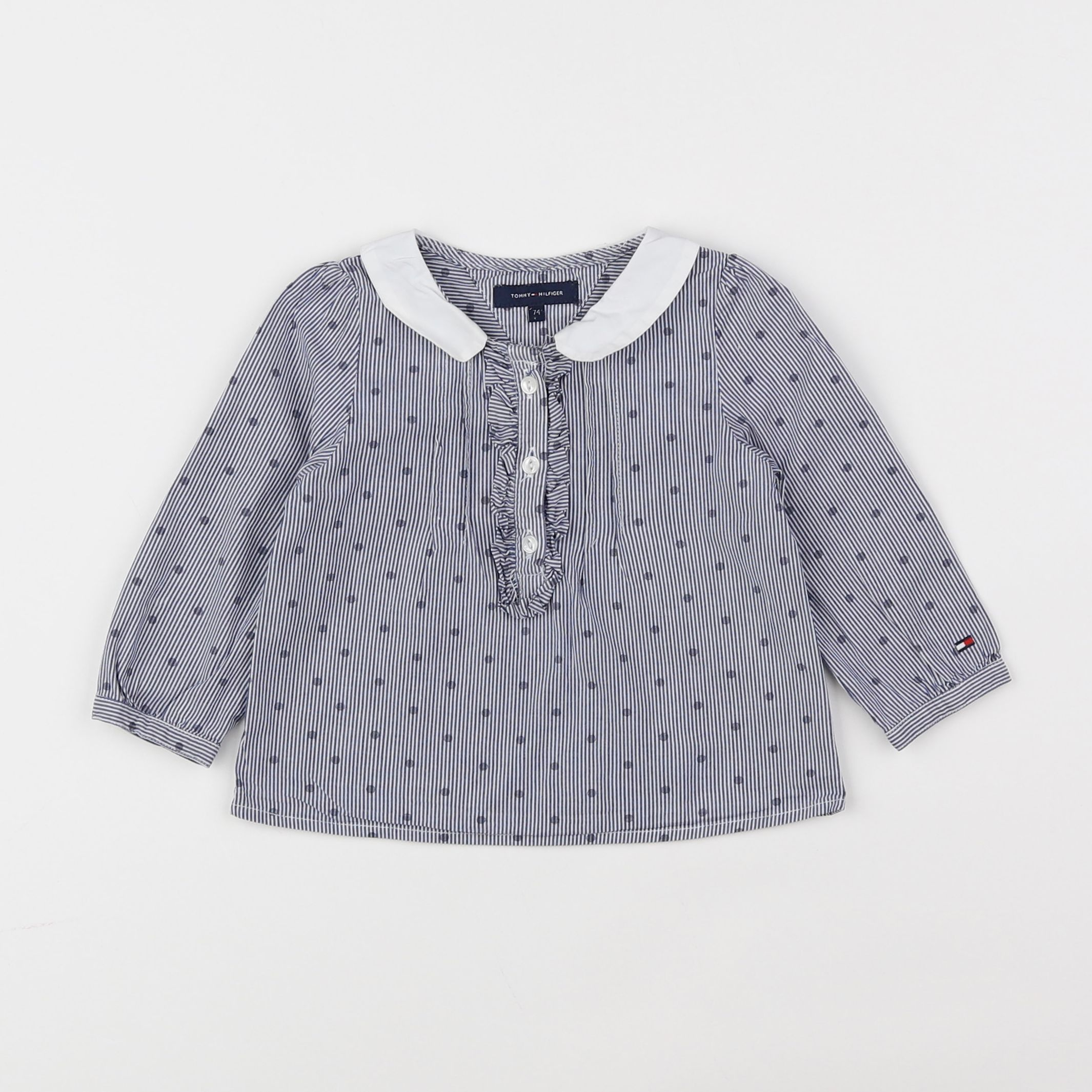 Tommy Hilfiger - blouse blanc, bleu - 6 mois