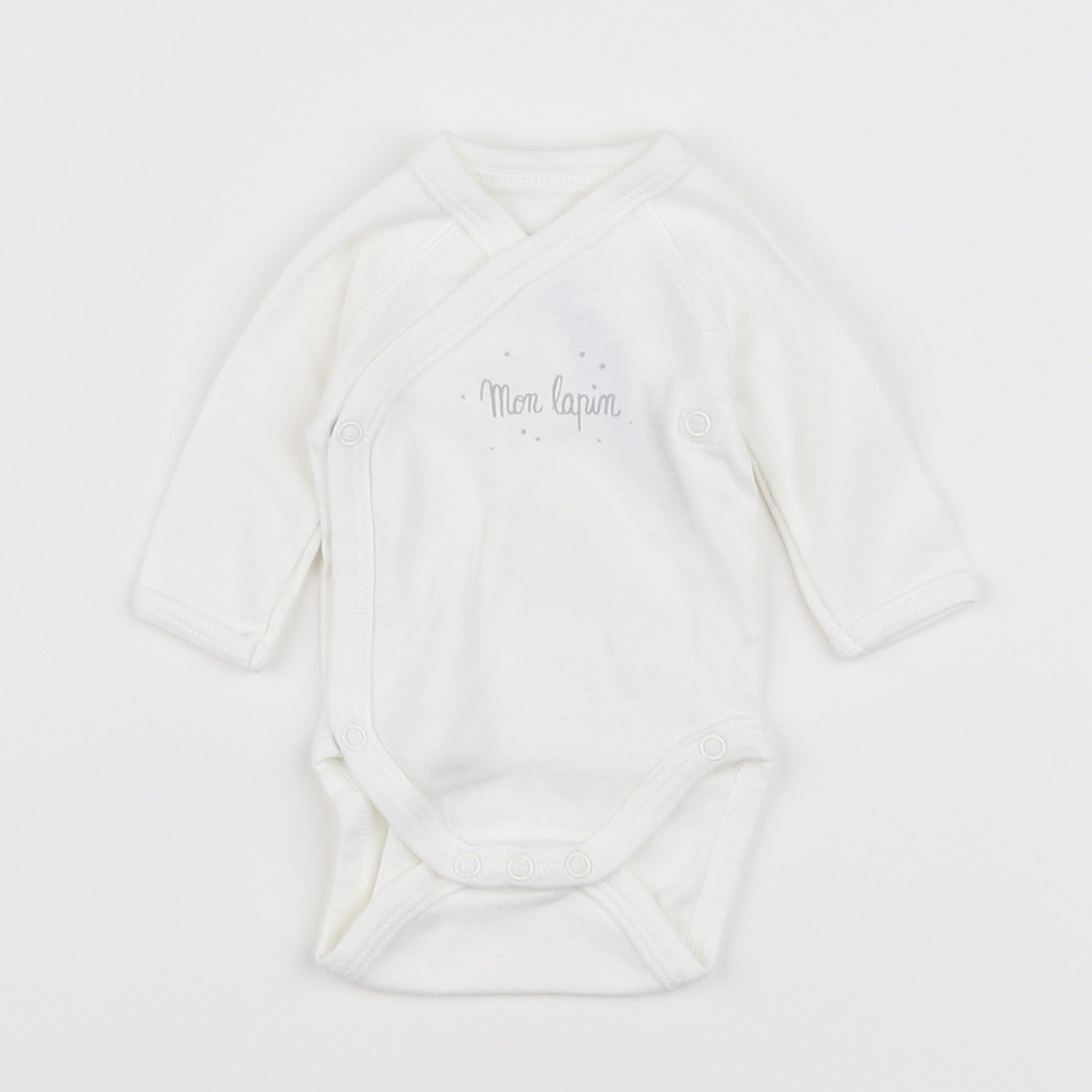 Petit Bateau - body blanc - Prématuré