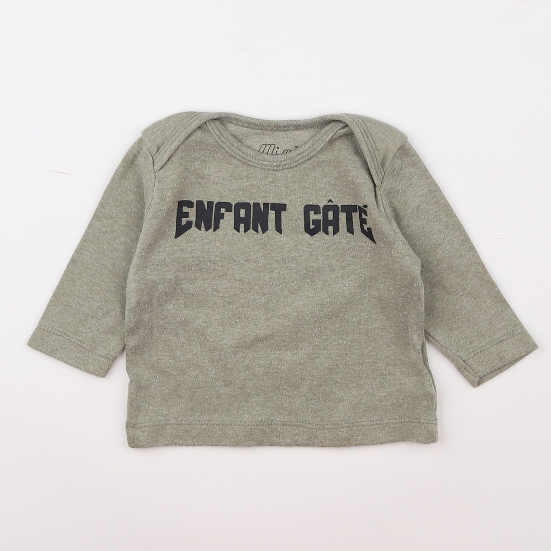 Little Eleven Paris - tee-shirt vert - 3 mois