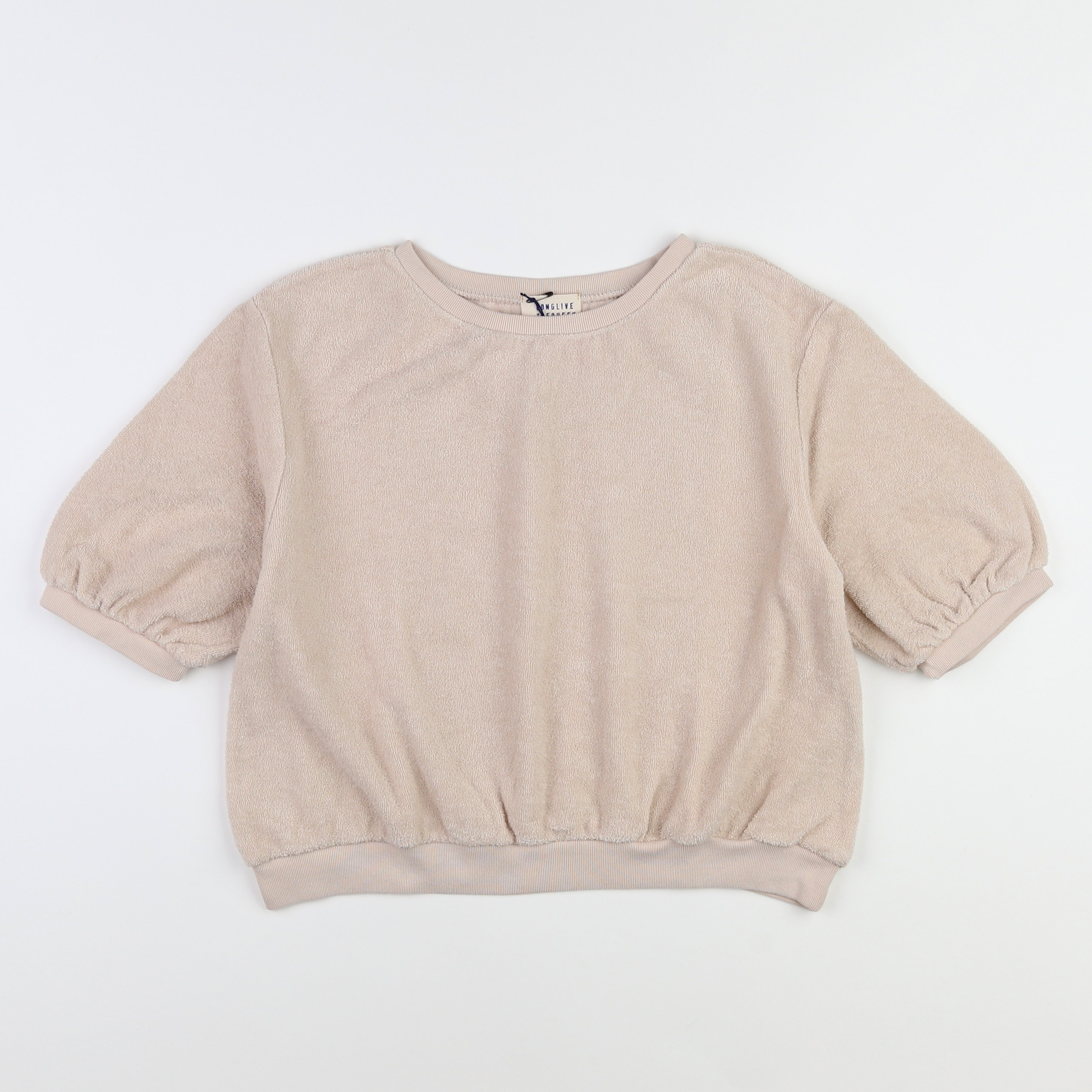 Longlivethequeen - sweat beige (neuf) - 10 ans