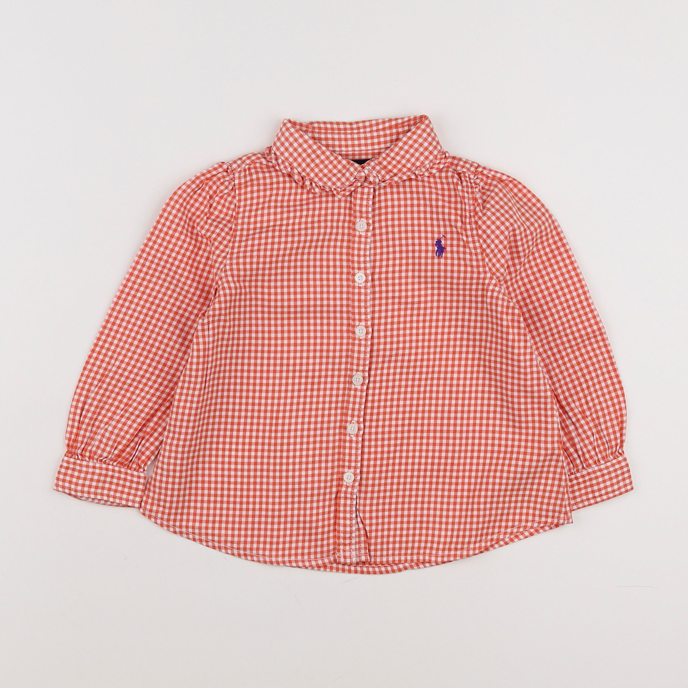 Ralph Lauren - blouse orange - 2 ans