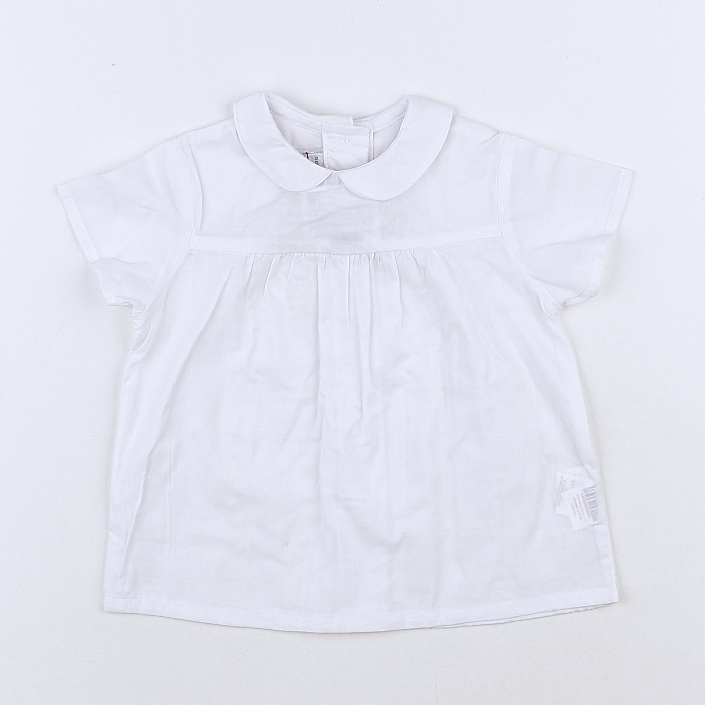 Neck & Neck - blouse blanc (état neuf) - 12/18 mois