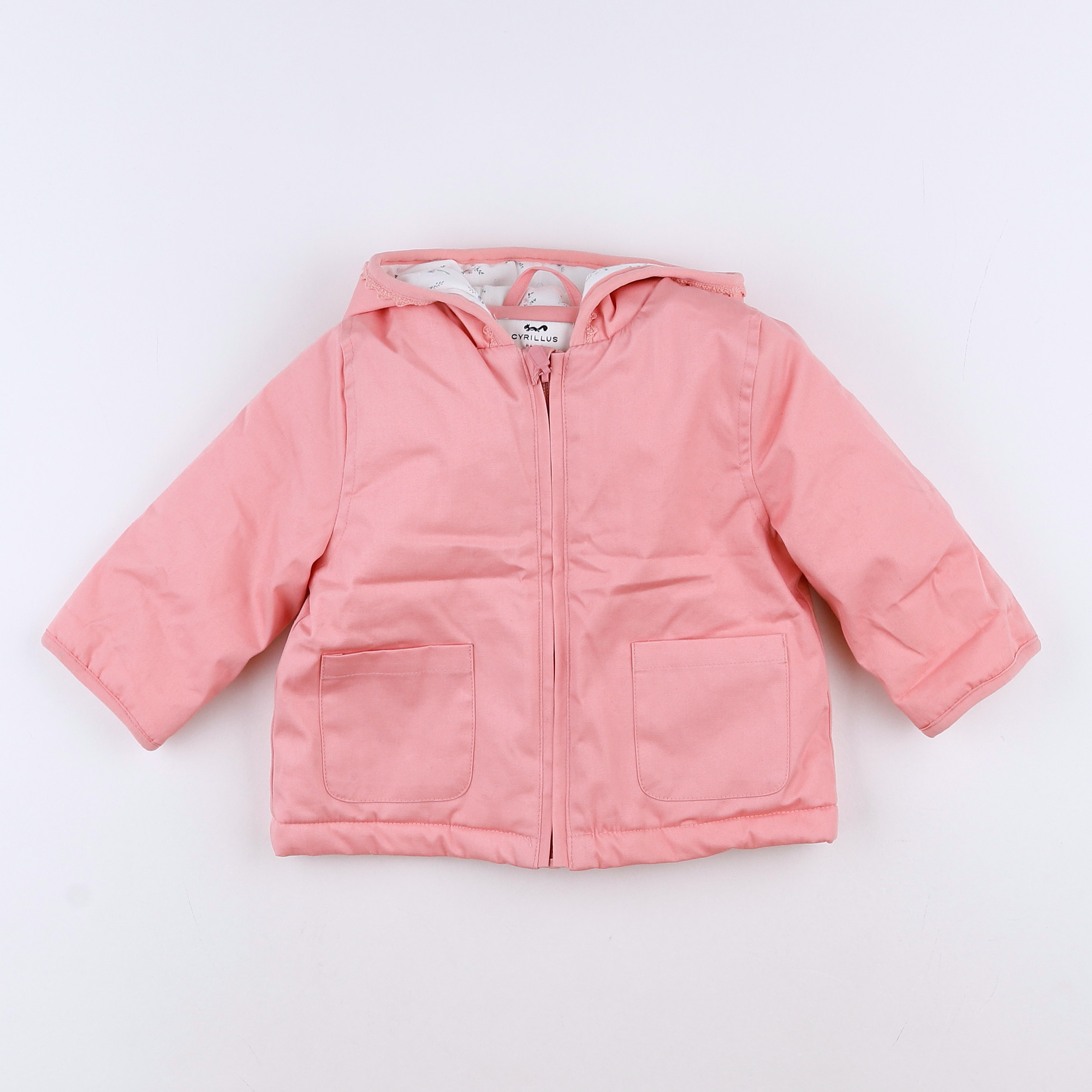 Cyrillus - parka rose - 12 mois