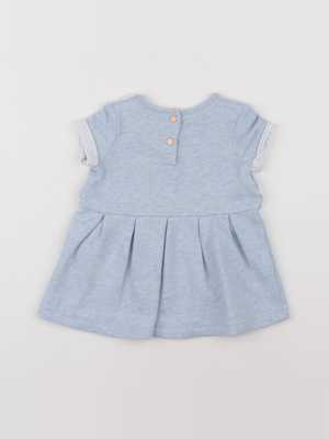 Cyrillus - robe bleu - 6 mois