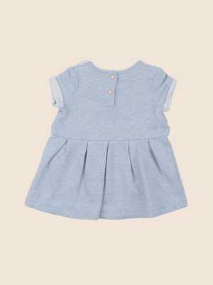 Cyrillus - robe bleu - 6 mois