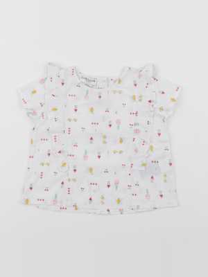 Cyrillus - blouse multicolore - 6 mois