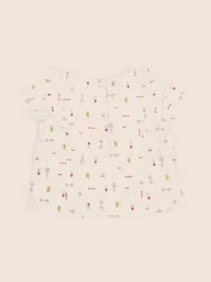 Cyrillus - blouse multicolore - 6 mois