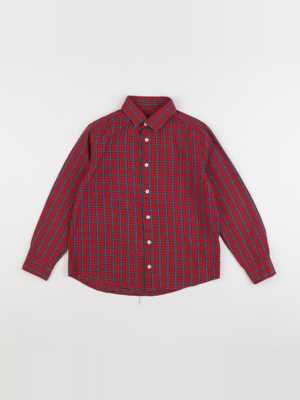 Cyrillus - chemise rouge - 10 ans