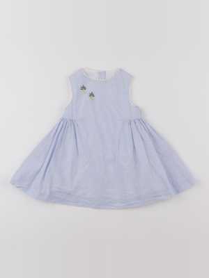 Cyrillus - robe bleu - 6 mois
