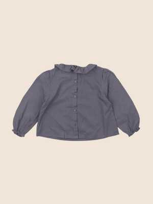Cyrillus - blouse gris, argent - 36 mois