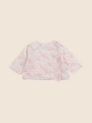Cyrillus - blouse rose - 6 mois