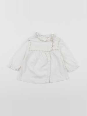 Cyrillus - tee-shirt blanc, or - 9 mois