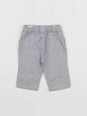 Cyrillus - pantalon blanc, bleu - 6 mois