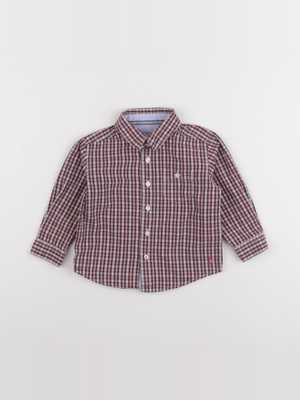 Cyrillus - chemise rouge - 18 mois