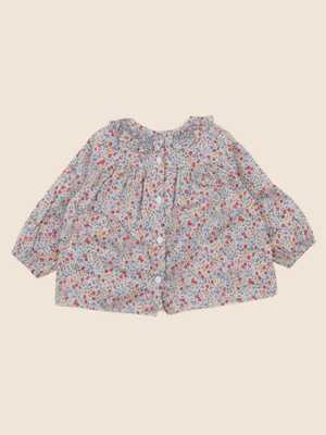 Cyrillus - blouse multicolore - 12 mois