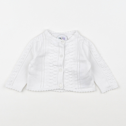 Gilet blanc - SERGENT MAJOR - 6 mois - vêtements enfant d'occasion