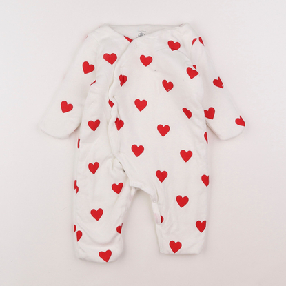 Sur pyjama blanc rouge PETIT BATEAU 12 mois vetements enfant d occasion