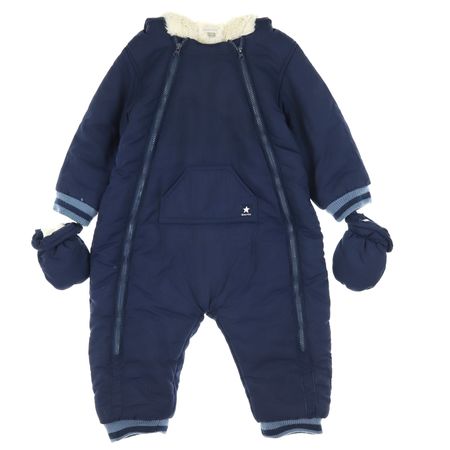 Combi Pilote Bleu Doublee Moumoute Absorba 18 Mois Vetements Enfant D Occasion