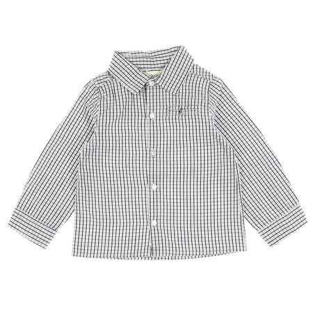 Chemise Blanc Bleu Bouchara 18 Mois Vetements Enfant D Occasion