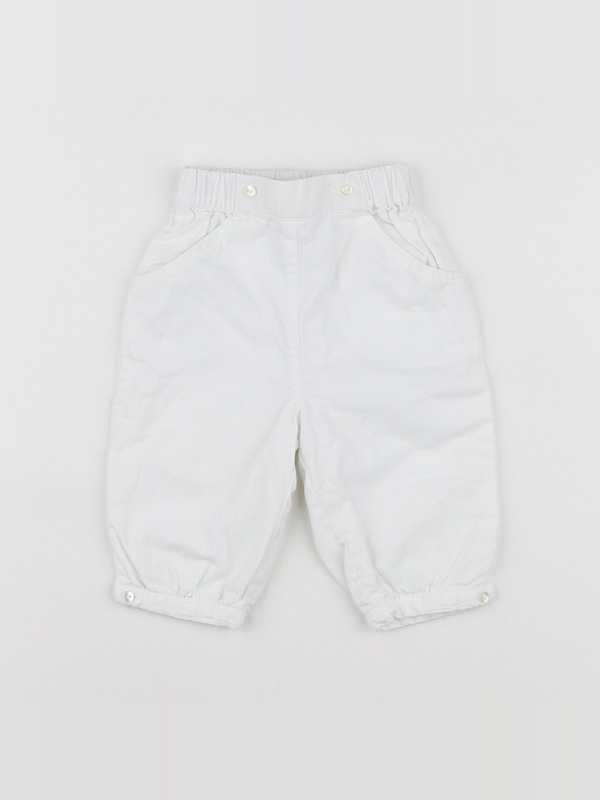 Cyrillus - pantalon blanc - 3 mois