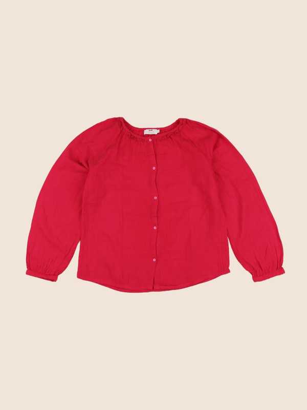 Cyrillus - blouse rose - 12 ans