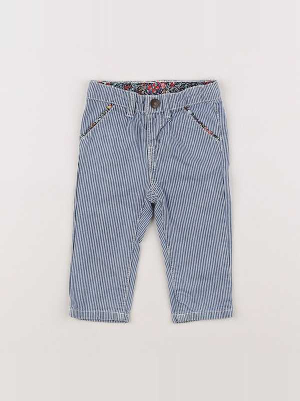 Cyrillus - pantalon bleu - 6 mois