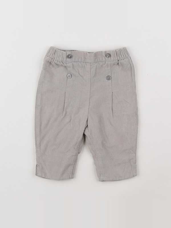 Cyrillus - pantalon gris - 3 mois