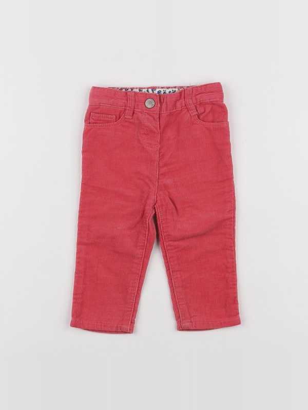 Cyrillus - pantalon rose - 9 mois
