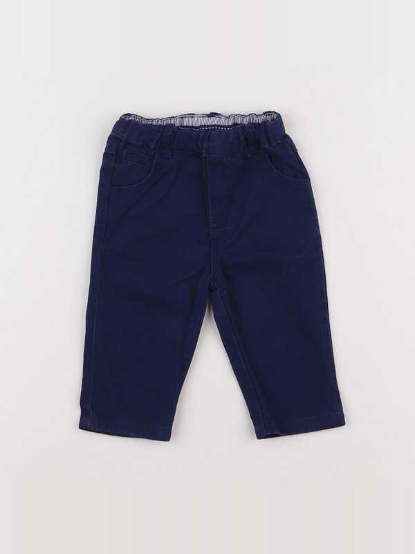 Cyrillus - pantalon bleu - 6 mois