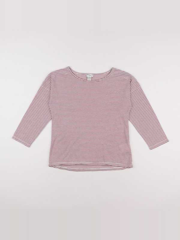Cyrillus - tee-shirt blanc, rouge - 12 ans