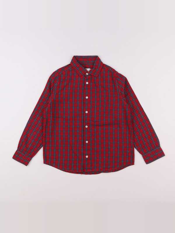 Cyrillus - chemise rouge - 10 ans
