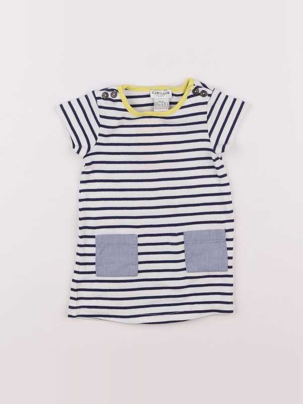 Cyrillus - robe blanc - 6 mois