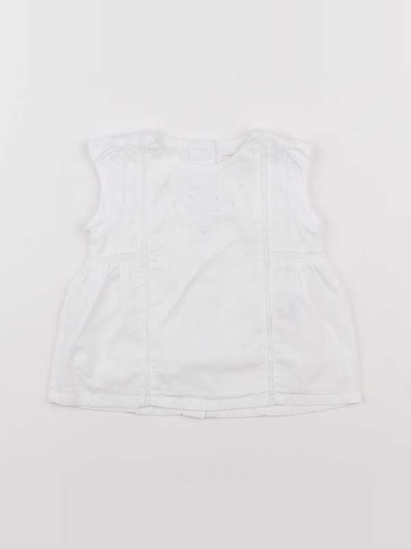 Cyrillus - blouse blanc - 6 mois