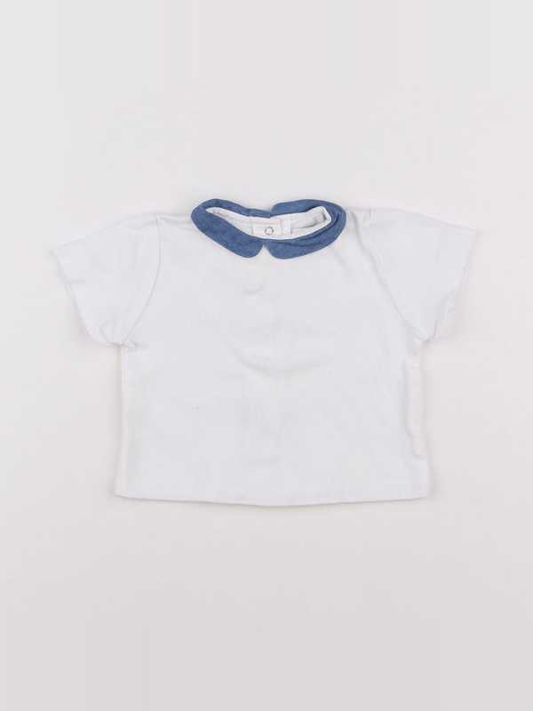 Cyrillus - tee-shirt blanc - 6 mois