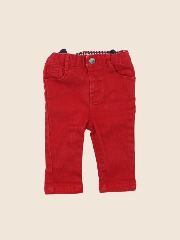 Cyrillus - jean rouge - 6 mois