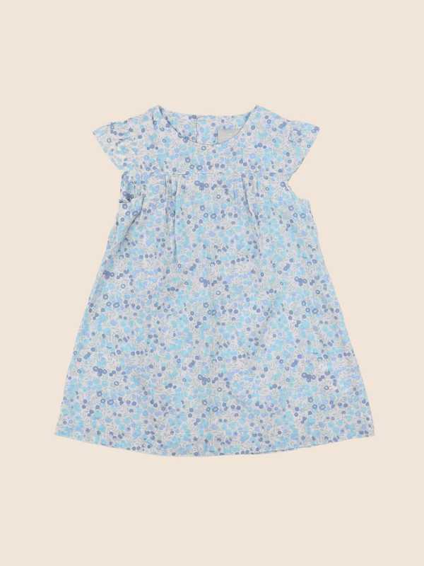 Cyrillus - robe bleu - 12 mois