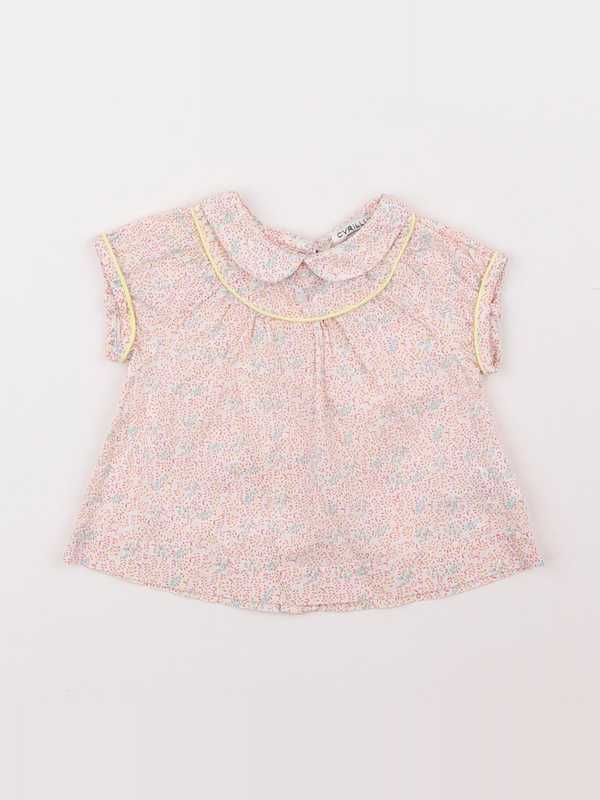 Cyrillus - blouse rose - 3 mois