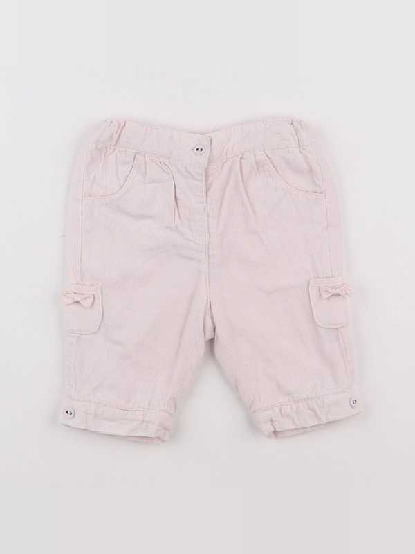 Cyrillus - pantalon rose - 6 mois