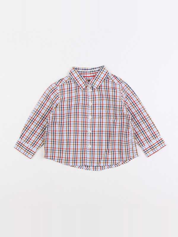 Cyrillus - chemise multicolore - 12 mois