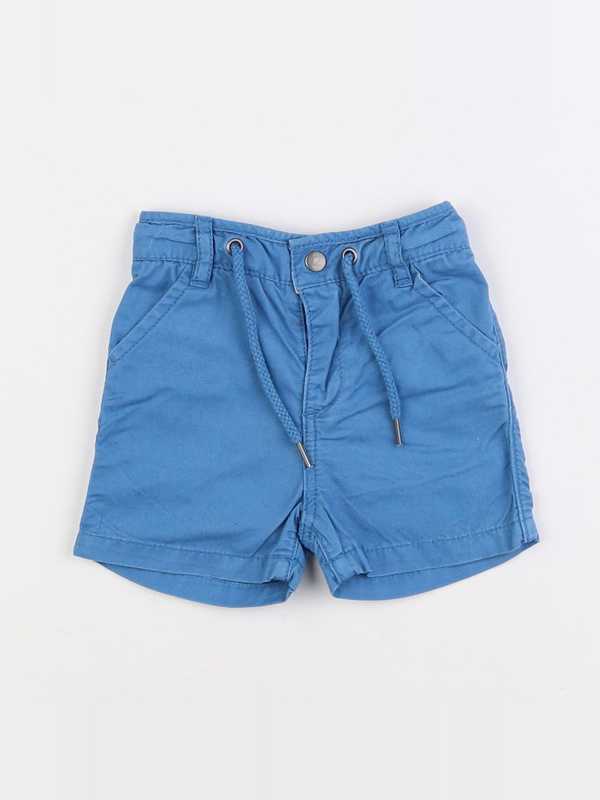 Cyrillus - short bleu - 12 mois
