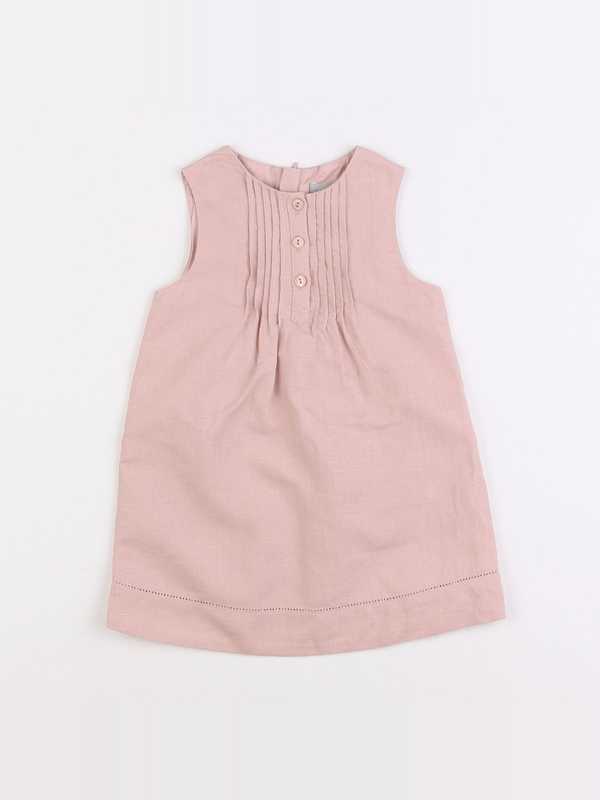 Cyrillus - robe rose - 12 mois